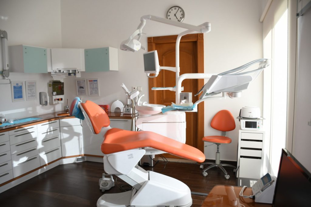 a dental chair